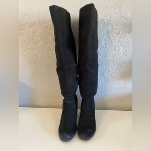 DV by Dolce Vita Black Over the Knee Boots Heel Boots Size 9½
